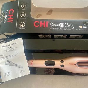 CHI Spin n Curl ceramic rotating curler.